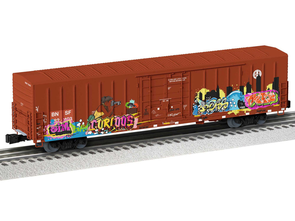 Lionel 2026561 O Gauge Mechanical Reefer w/ Graffiti BNSF #782403
