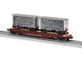Lionel 2026632 O Gauge 50' Flatcar w/ 20' Trailers PRR / Mason Dixon #469625
