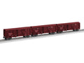 Lionel 2026820 O Gauge Vision SF Stock Car - 3 Pack