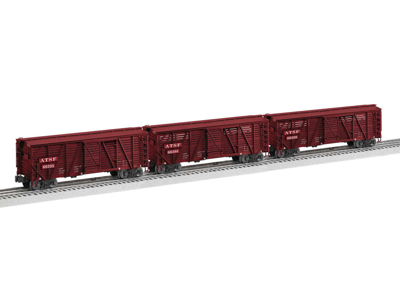 Lionel 2026820 O Gauge Vision SF Stock Car - 3 Pack