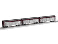 Lionel 2026830 O Gauge Vision CP Stock Car - 3 Pack