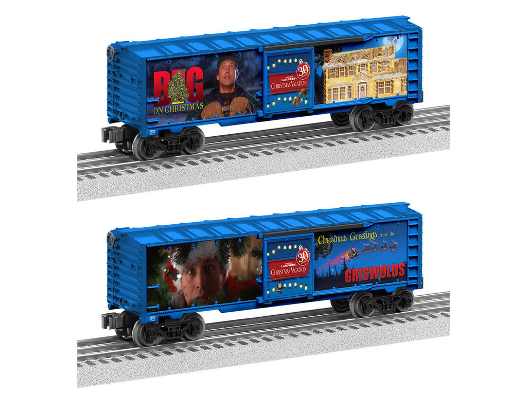 Lionel 2028410 O Gauge Christmas Vacation 30th Anniversary Lighted Boxcar