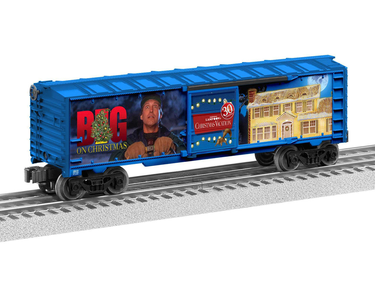 Lionel 2028410 O Gauge Christmas Vacation 30th Anniversary Lighted Boxcar