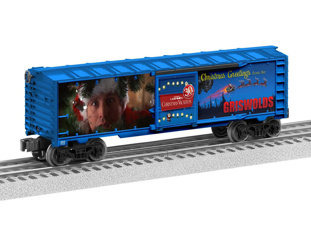 Lionel 2028410 O Gauge Christmas Vacation 30th Anniversary Lighted Boxcar