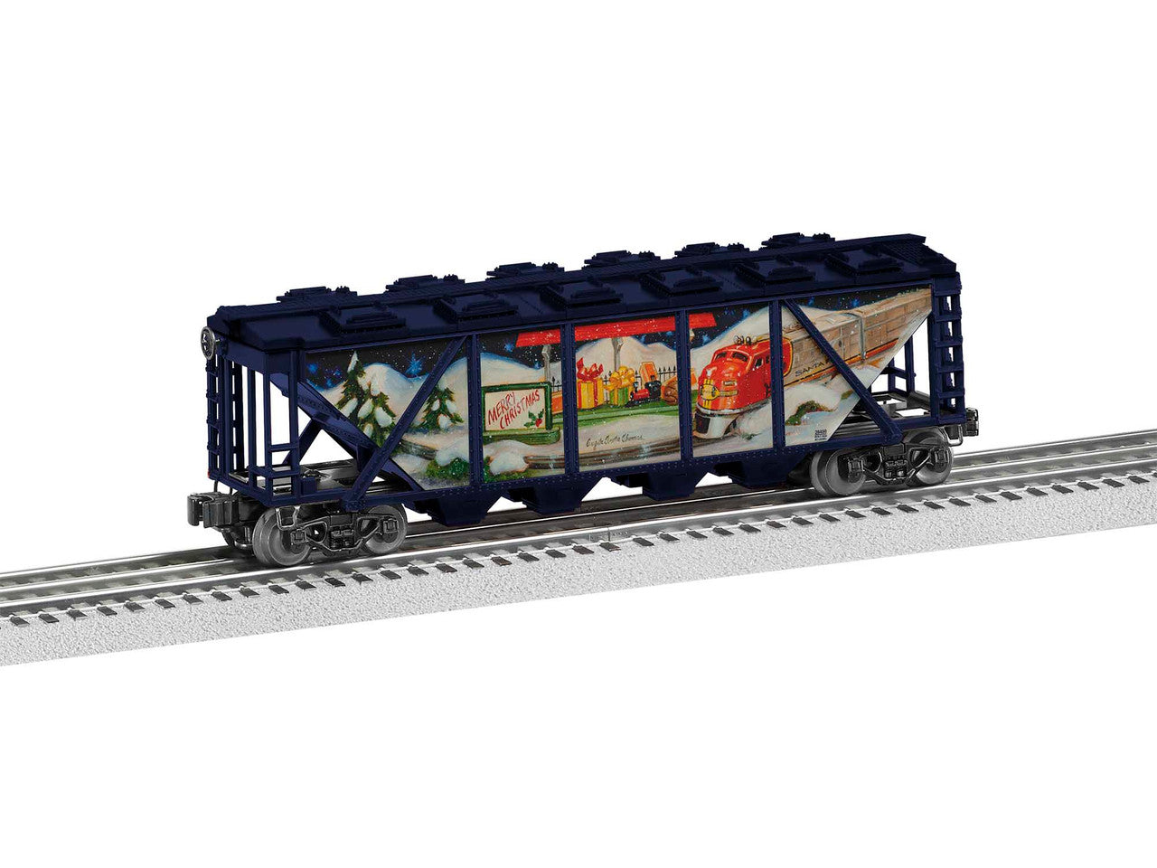 Lionel 2028450 O Gauge Angela Trotta Thomas Christmas Hopper