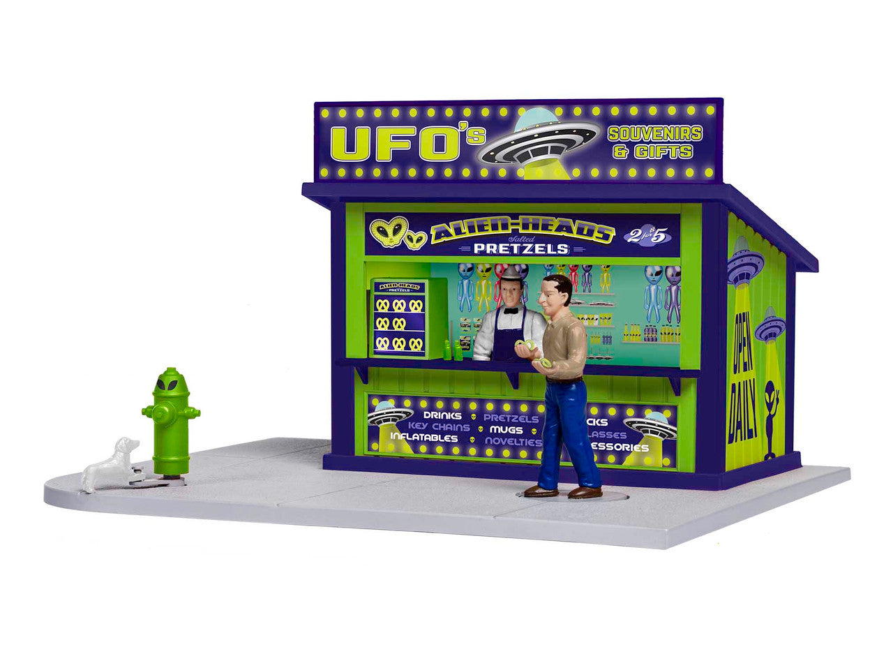 Lionel 2029280 O Gauge PEP Area 51 Souvenir Stand