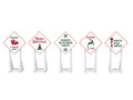 Lionel 2030260 O Gauge Christmas Signs/5pc