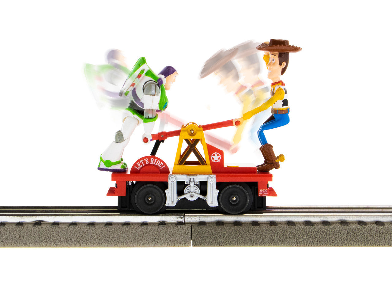 Lionel 2035030 O Gauge Woody & Buzz Toy Story Handcar