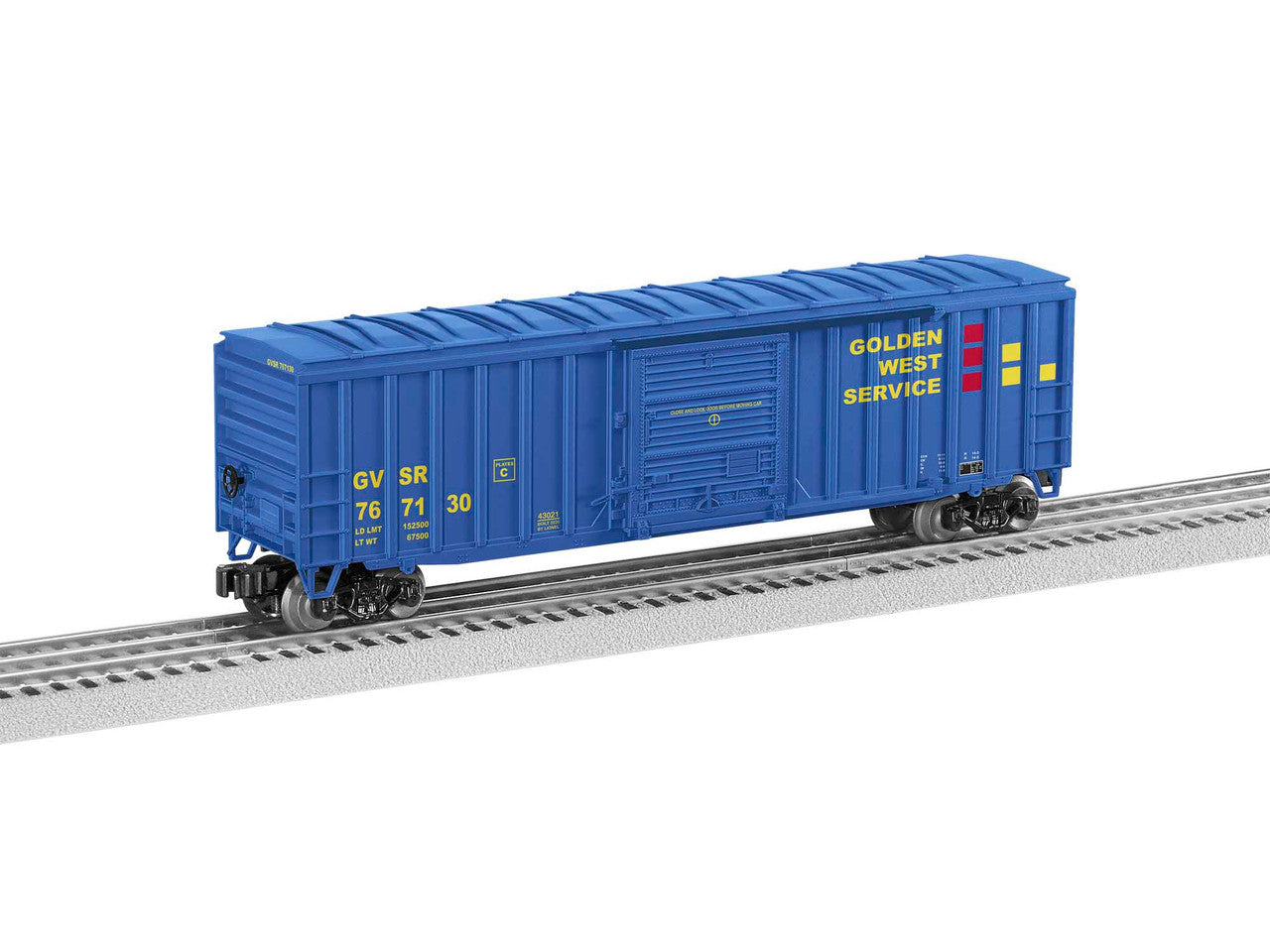 Lionel 2043021 O Gauge 50' Boxcar Golden West #767130