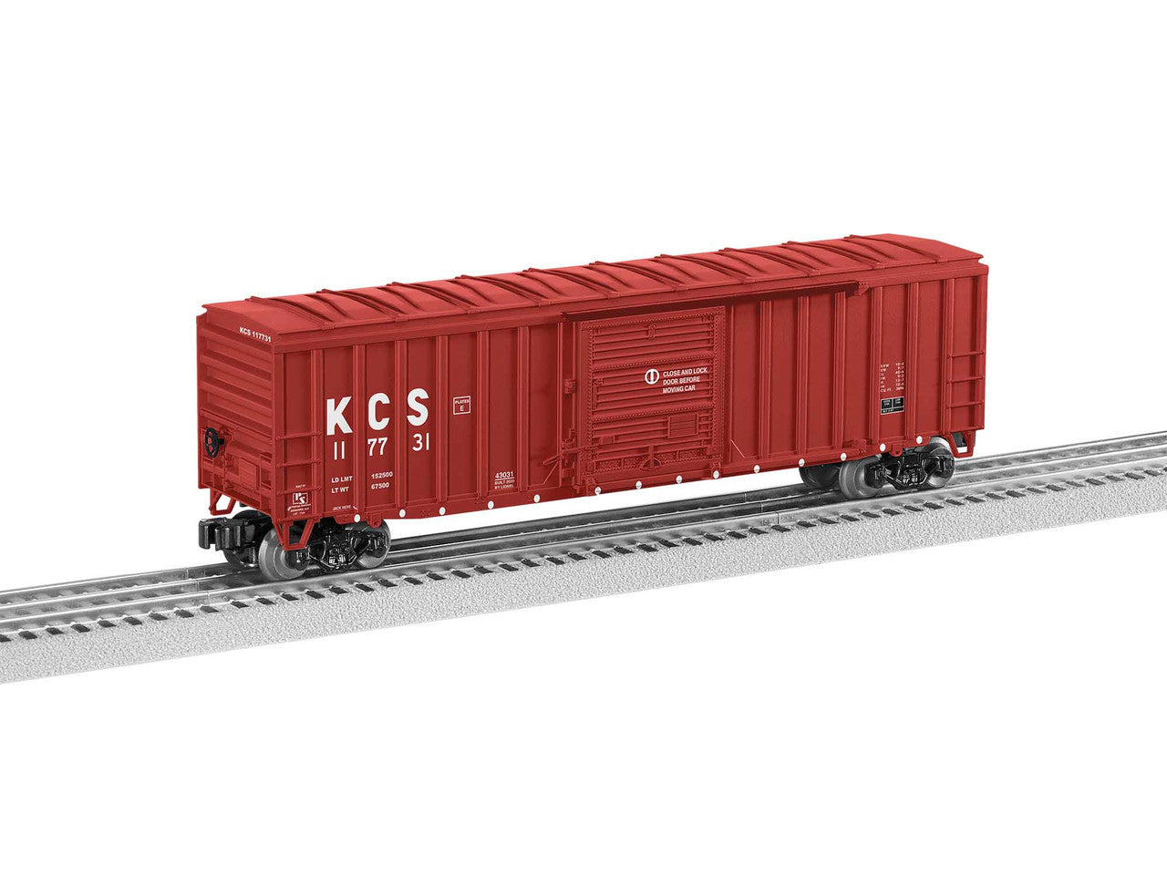 Lionel 2043031 O Gauge 50' Boxcar KCS #117731