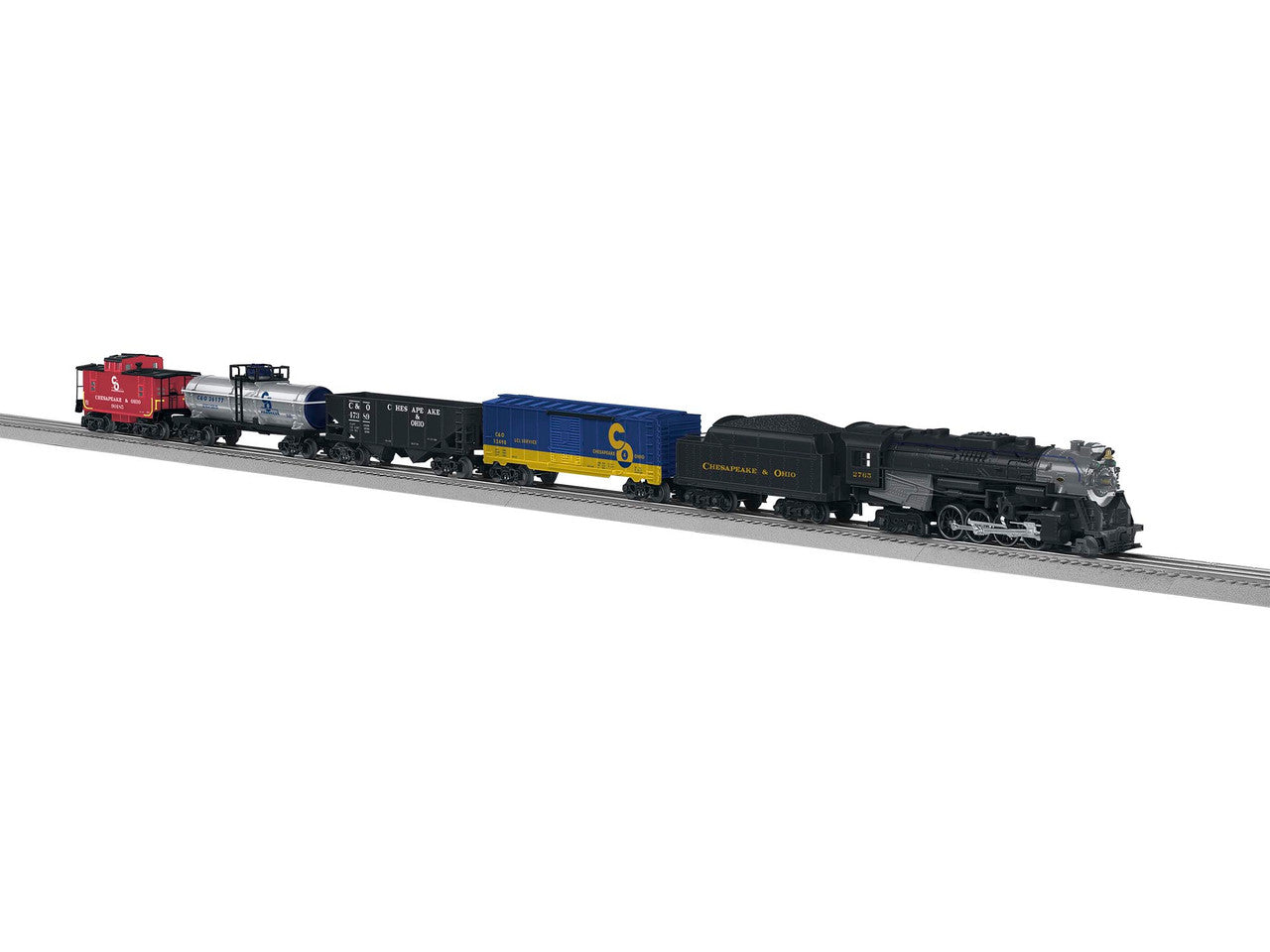 Lionel 2123010 O Gauge LionChief C&O Steam Freight Set/2-8-4
