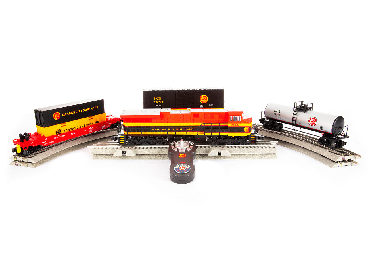 Lionel 2123030 O Gauge LionChief KCS ET44 Diesel Freight Set 3/24