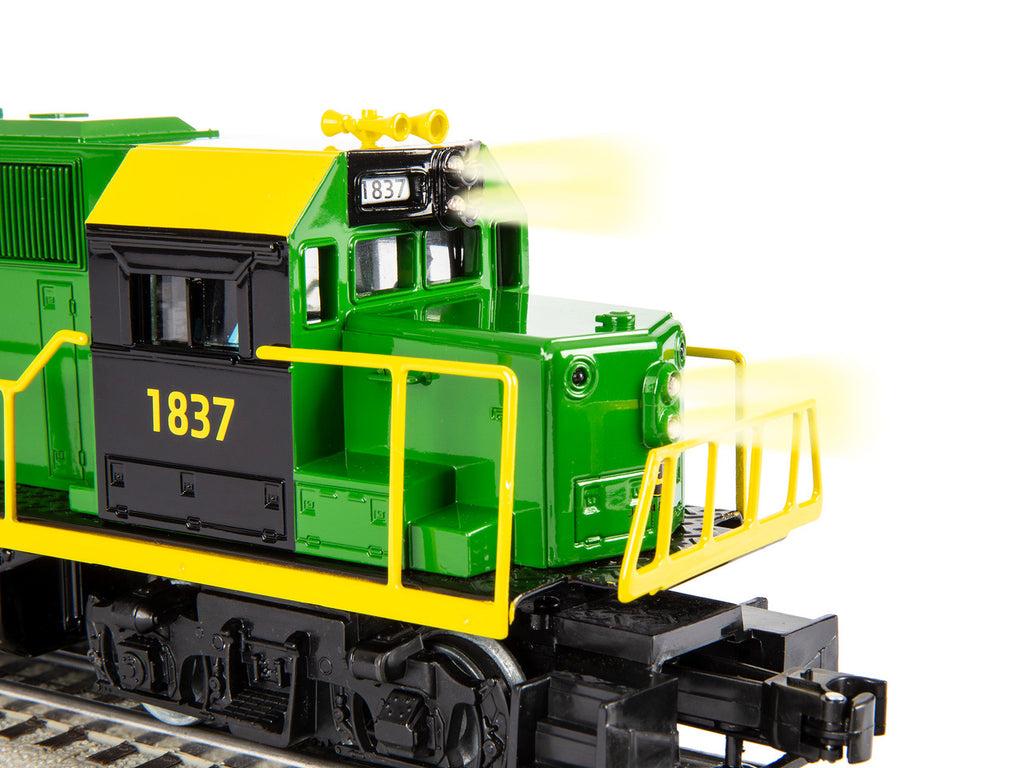 Lionel 2123040 O Gauge LionChief John Deere GP38 Freight Set