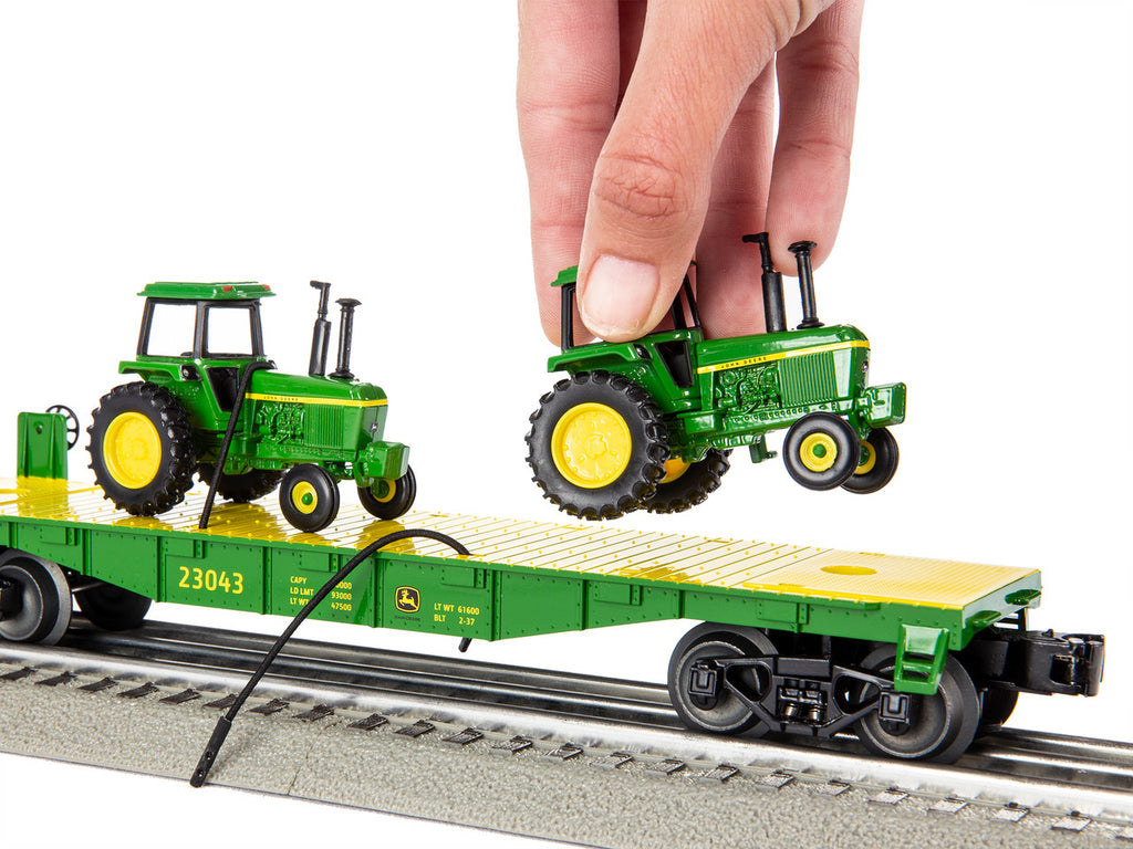 Lionel 2123040 O Gauge LionChief John Deere GP38 Freight Set