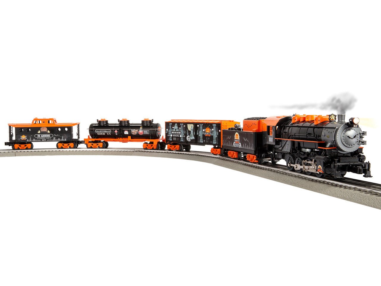 Lionel 2123060 O Gauge LionChief Hallow's Eve Limited Freight Set