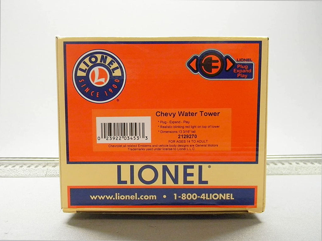 Lionel 2129270 O Gauge Chevy Water Tower