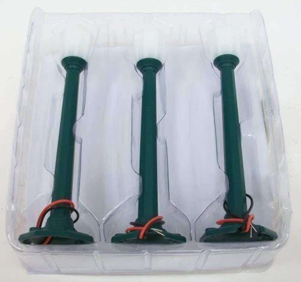 Lionel 6-29247 O Gauge Mainline Classic Street Lamps/grn 3pk