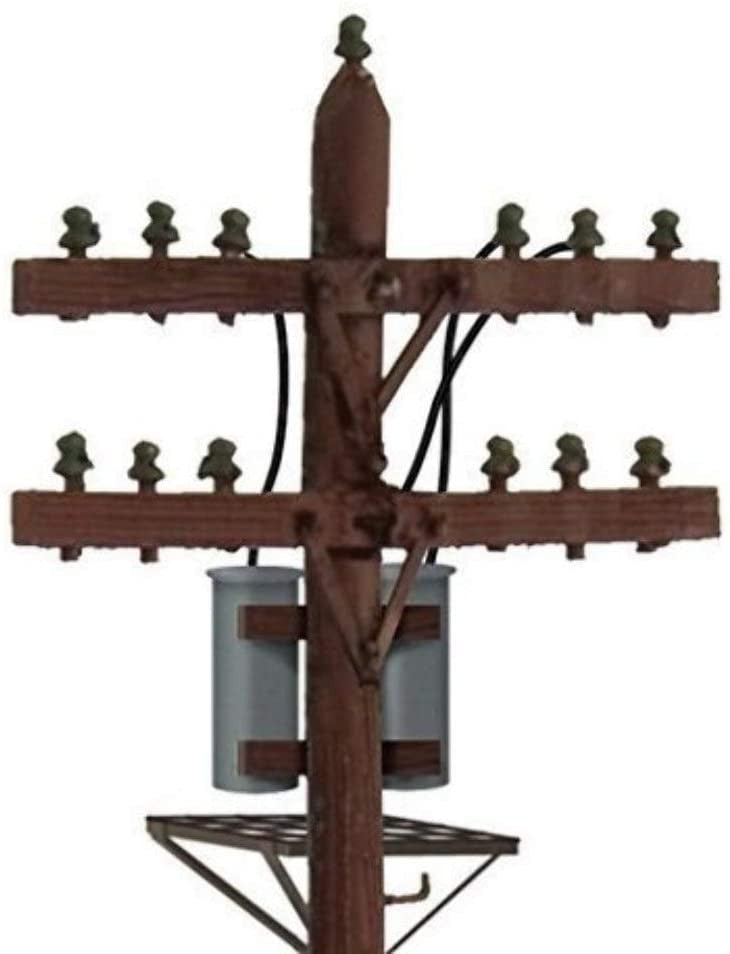 Lionel 6-37939 O Gauge Scale Telephone Poles w/Transformers & Lights