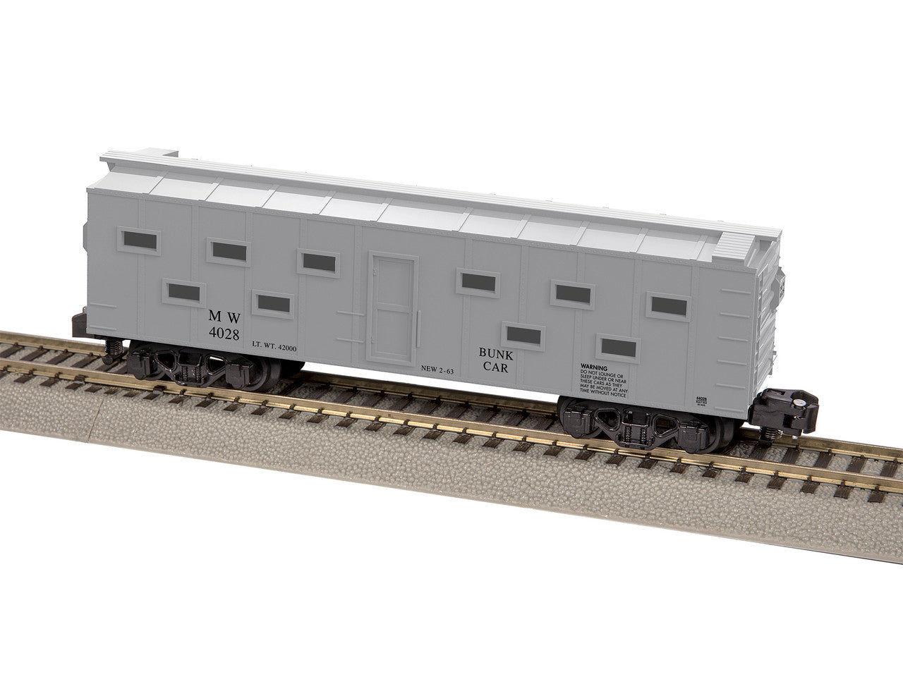 Lionel 6-44028 S Gauge American Flyer Bunk Car MoW #4028