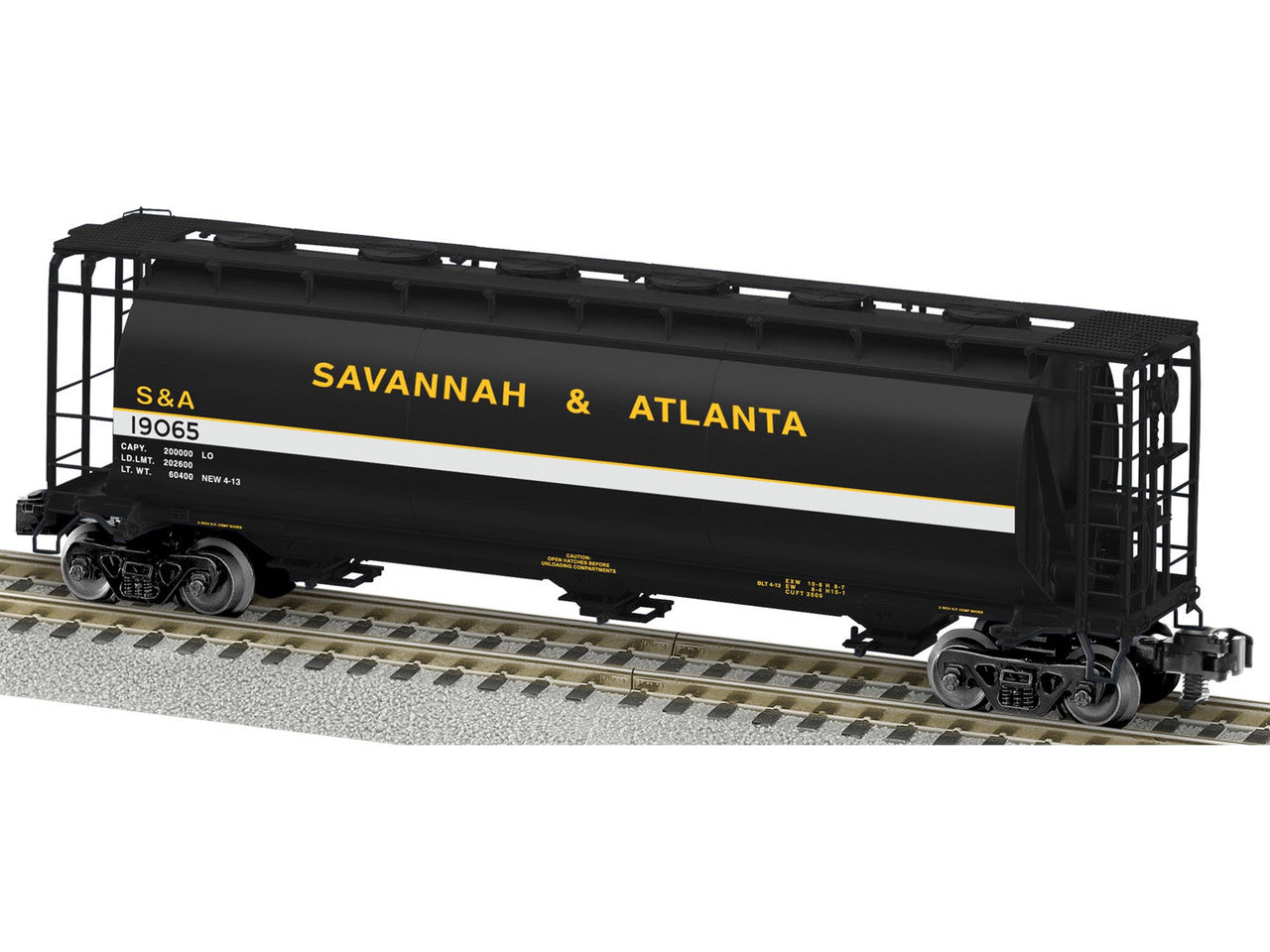 Lionel 6-48659 S Gauge American Flyer NS Heritage Savannah & Atlanta Cylindrical Hopper