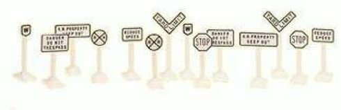 Lionel 6-62180 O Gauge Railroad Signs/24pc