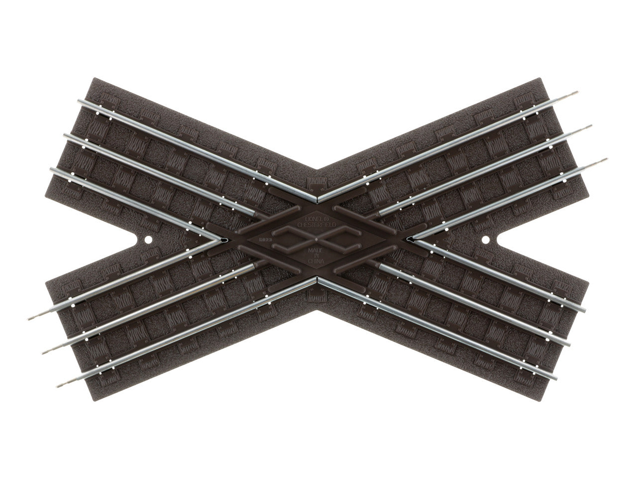 Lionel 6-65023 O Gauge O27 Tubular Track 45° Crossover
