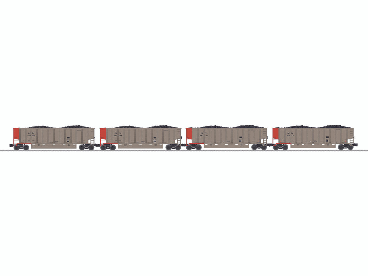 Lionel 6-84000 O Gauge Rotary Gondola 4pk DETX