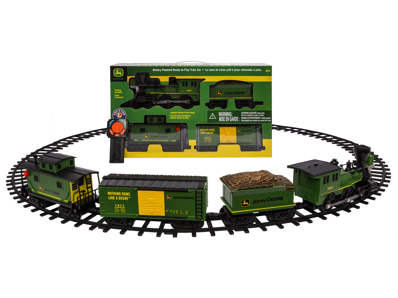 Lionel 7-11679 Ready To Play John Deere Train Set