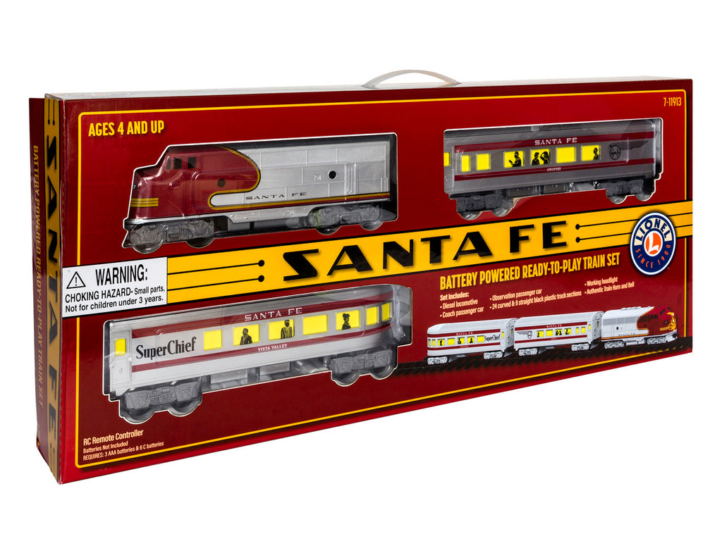 Lionel 711913 RtP SF Diesel Passenger Ready-To-Play Set