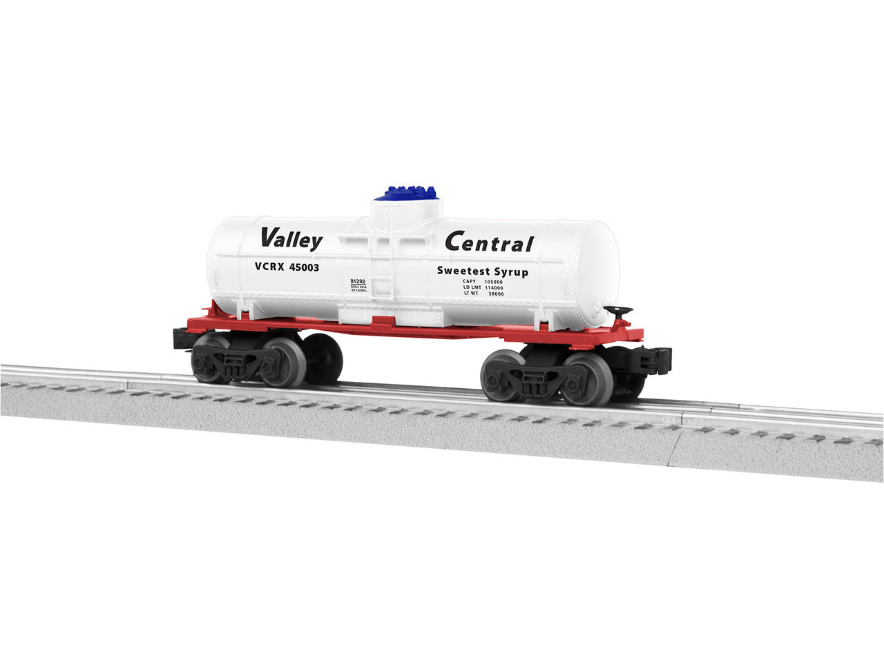 Lionel 6-81292 O Gauge Valley Central Single Dome Tank Car