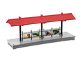 Lionel 6-83496 O Gauge Station Platform/gray w/red roof