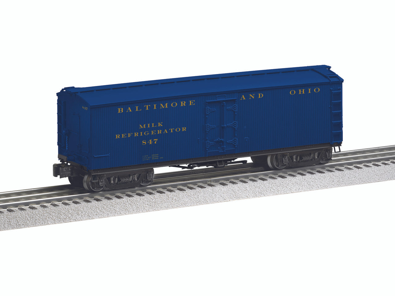 Lionel 6-83576 O Gauge Milk Car B&O #847