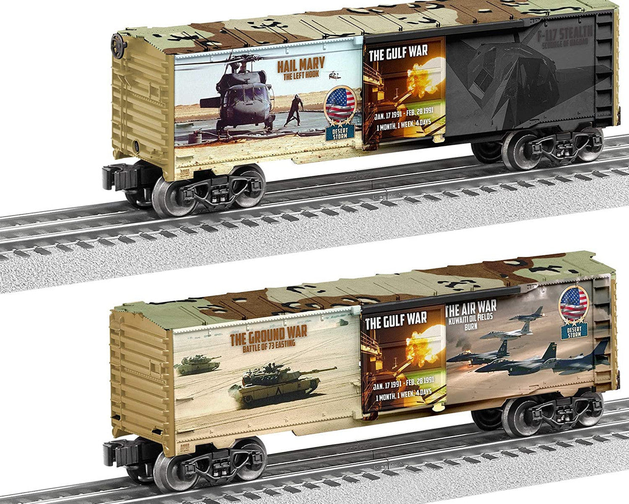 Lionel 6-84669 O Gauge USA Desert Storm Boxcar