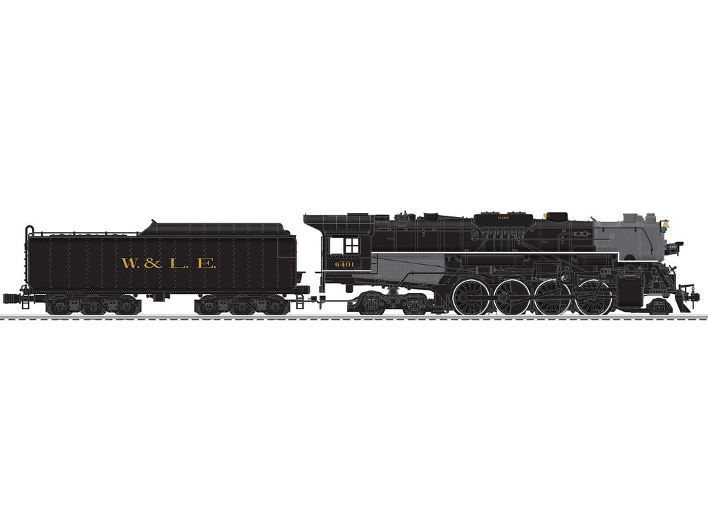 Lionel 6-84690 O Gauge BTO W&LE #6401 2-8-4 Berkshire Steam Loco/LCS with Bluetooth