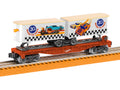 Lionel 6-84707 O Gauge Hot Wheels 50th Anniversary Flatcar w/Piggybacks