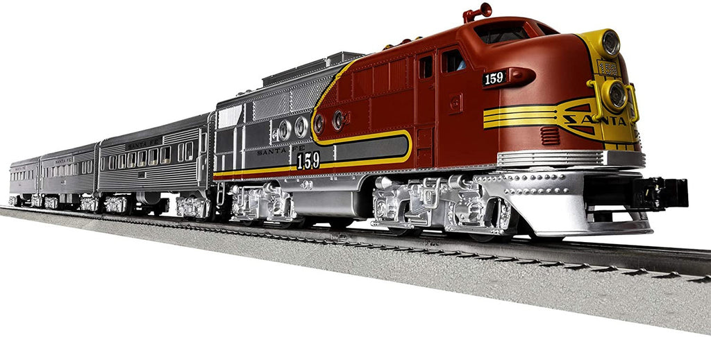 Lionel 6-84719 O Gauge LionChief SF Diesel Super Chief Psg.Set/FT