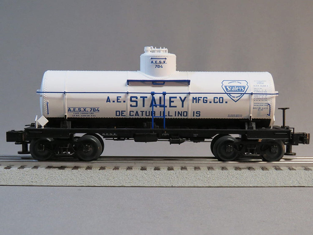 Lionel 6-84804 O Gauge 8000g Tank Car AE Staley #704