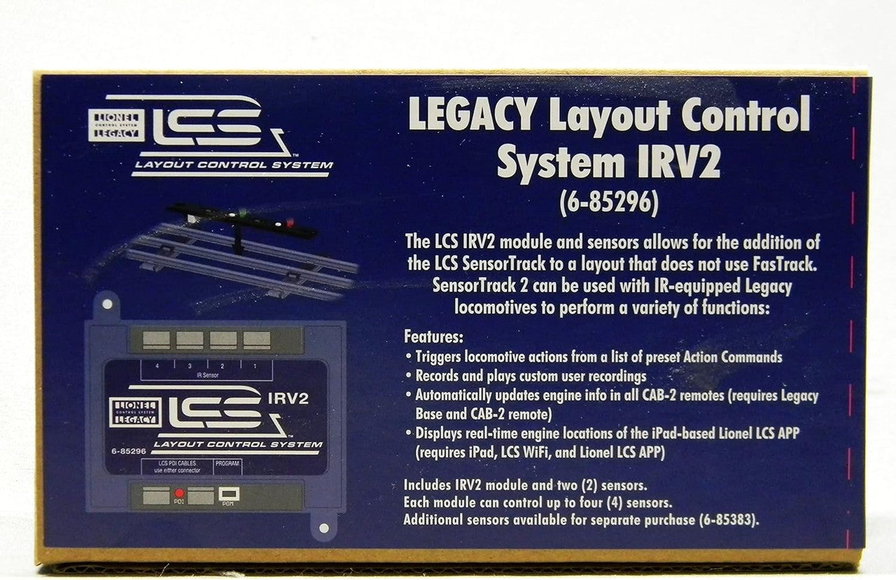 Lionel 6-85296 O Gauge LCS SensorTrack 2 (IRV2)