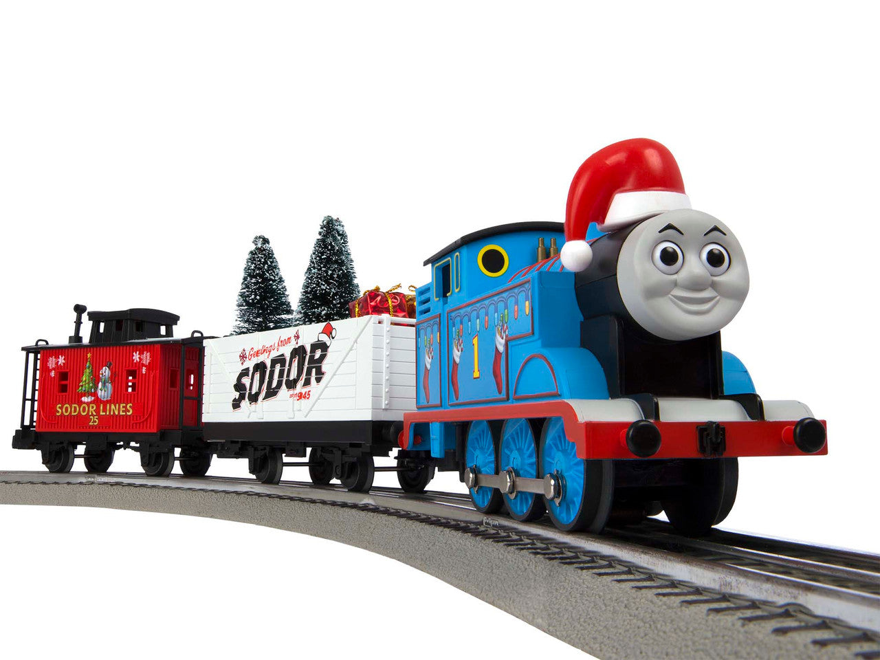 Lionel 6-85324 O Gauge LionChief TTT Thomas & Friends Christmas Freight Set