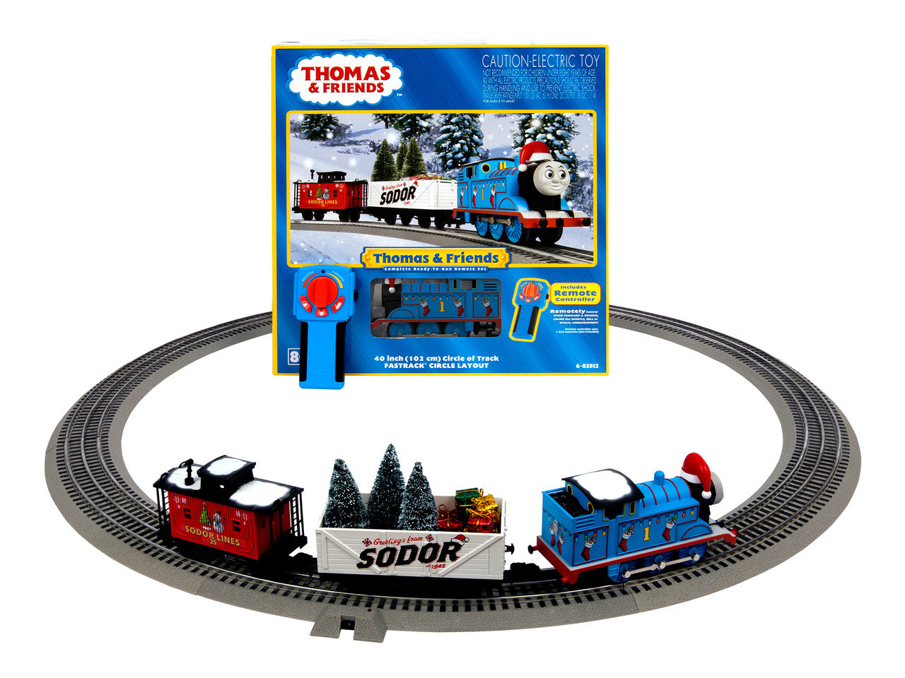 Lionel 6-85324 O Gauge LionChief TTT Thomas & Friends Christmas Freight Set