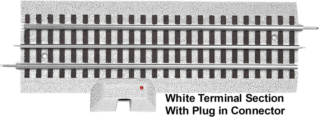 Lionel 6-85392 O Gauge White FasTrack 10'' Terminal