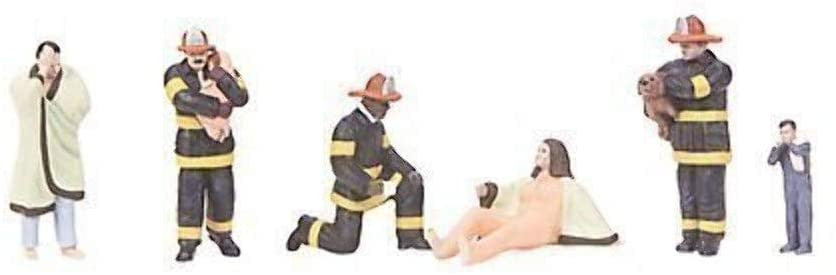 MTH 30-11060 O Gauge Fire Scene Figures #8/6pc