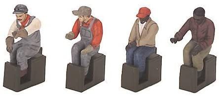 MTH 30-11064 O Gauge Locomotive Cab Figures/8pc