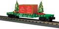 MTH 30-76822 O Gauge Christmas Flatcar w/Lighted Christmas Trees
