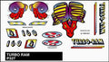 PineCar 327 Stick on Decal/Turbo Ram