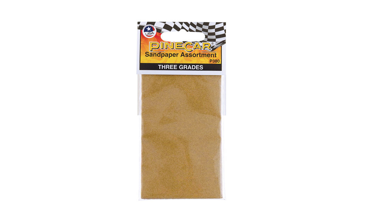 PineCar 380 Sandpaper Assortment