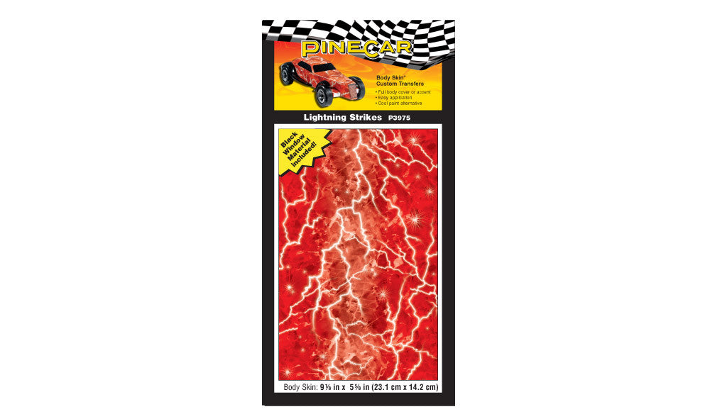 PineCar 3975 Lightning Strikes Custom Body Skin