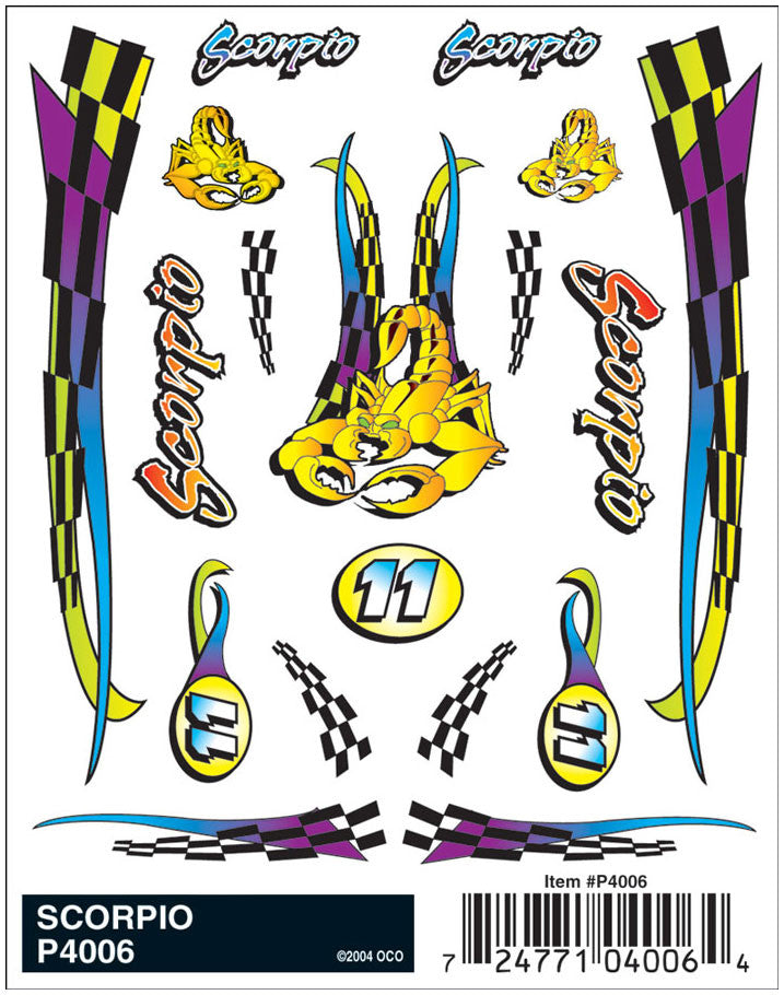 PineCar 4006 Dry Transfer/Scorpio
