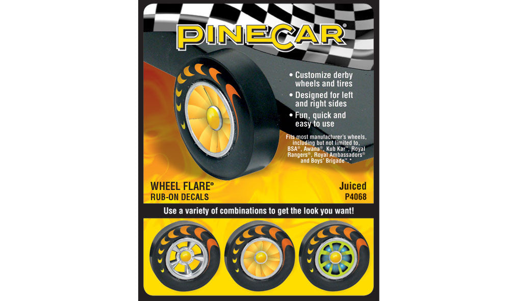 PineCar 4068 Juiced Wheel Flare 4" X 2.5"