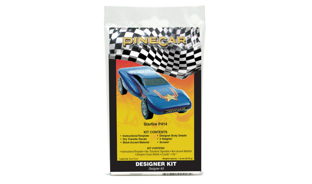 PineCar 414 Starfire Designer Kit